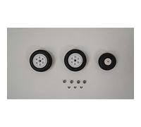 E-Flite EFL87890 Juego de Ruedas: F-16 Falcon-Gray 80 mm EDF, Multi