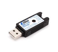 E-flite EFLC1008 - Cargador (0,3 A, Polímero de Litio, Negro, Cargador de baterías para Interior, Polímero de Litio, USB A)