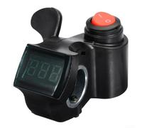 E-For - Acelerador de pulgar para bicicleta con pantalla LED de voltaje, 24 V-72 V, bloqueo de interruptor de alimentación, control de manillar de 5 cables de 22 mm para scooter eléctrico para