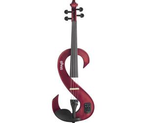 E-Geige, Stagg, Set De Violines Silenciosos 4/4, Rojo Metálico