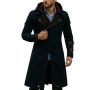 e Genius Assassin's Creed Unity Arno Dorian Victor con capucha desmontable, disfraz de cosplay con capa de mezclilla azul