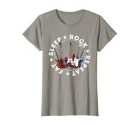 E Guitar Cool My Life Rocks Guitarists Camiseta, Mujer, Pizarra, L