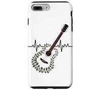 E-Guitar En Armonía Floral Naturaleza Carcasa para iPhone 7 Plus/8 Plus
