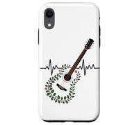 E-Guitar En Armonía Floral Naturaleza Carcasa para iPhone XR