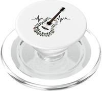 E-Guitar En Armonía Floral Naturaleza PopSockets PopGrip para MagSafe