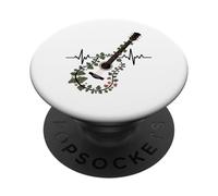 E-Guitar Enredada En Naturaleza PopSockets PopGrip Adhesivo