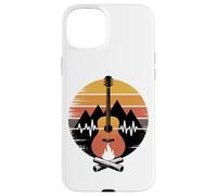 E-Guitar Montañas Sonido de Fuego Carcasa para iPhone 15 Plus