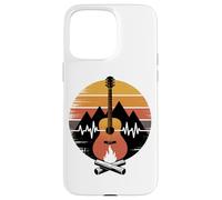 E-Guitar Montañas Sonido de Fuego Carcasa para iPhone 15 Pro Max