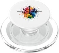 E-Guitar Vibra Con El Ritmo Del Corazón PopSockets PopGrip para MagSafe