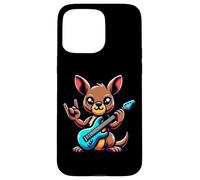 E-Guitarra Canguro Listo para Rockear Carcasa para iPhone 15 Pro MAX