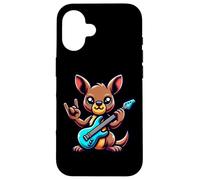 E-Guitarra Canguro Listo para Rockear Carcasa para iPhone 16