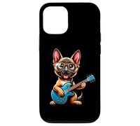 E-Guitarra Malinois Lindo Musico Banda Carcasa para iPhone 12/12 Pro