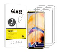 E-Hamii [3 Piezas] Vidrio Templado Inastillable 9H Compatible con Ulefone Armor X13,Protector de Pantalla[Cristal HD Claro]de 0.33 mm para Ulefone Armor X13