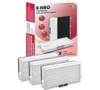 E-HAO 3 paquetes de Carbón Activado Filtros Hepa Airclean Reemplazo para Miele SF-HA 50, para Aspiradora Compacta C1/C2, Completa C2/C3, S4, S5, S6, S8, S4000-4999, S5000-S5999, S6000-S6999, S8000
