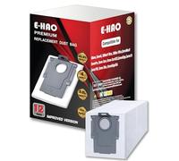 E-HAO Paquete de 12 bolsas desechables de repuesto para aspiradoras Roborock Saros Z70/10/10R, S8 Max/MaxV Ultra, Q revo, Qrevo S5V/S/Plus/Pro/Master/Slim/MaxV/Curv/Edge y QV