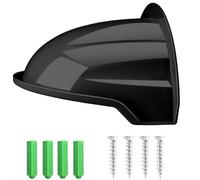 E-HORDE 1 Pack Universal Protector para Cámara de Seguridad, Escudo Protector ABS Resistente a la Intemperie para Cámaras IP, Cubierta de Lluvia y Parasol para Cámara Bala y Domo (Negro)