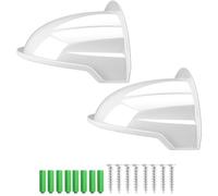 E-Horde Cubierta para Cámara de Vigilancia CCTV, Cubierta de Protección Solar Resistente a la Intemperie para Cámaras Exteriores, Protección para Cámara de Vigilancia (Blanco)