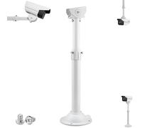 E-Horde Poste de Montaje de Cámara Extensible para Montaje en Pared y Techo, Soporte de Montaje Telescópico Ajustable de 30cm-60cm para Cámara de Vigilancia, Soporte en I-Pole para Cámara IP CCTV