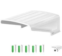 E-HORDE Protector Universal para Cámara de Vigilancia,Cubierta de ABS para Cámara de Vigilancia CCTV,Protector de Protección contra la Lluvia y el Sol Resistente a la Intemperie para Cámara Domo/Bala