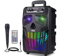 E I F E R Cool Skull - Altavoces Bluetooth portátiles, inalámbricos, compatibles con teléfonos Inteligentes y tabletas, Ideales para Fiestas en el jardín en casa