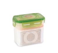 e-jen Recipiente de fermentación probiótica para kimchi y chucrut de con tapa al vacío (loza verde, 0.45 galones/1.7 L)