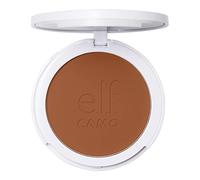 e.l.f. Base de maquillaje en polvo de camuflaje, ligera, con infusión de imprimación, edificable y de larga duración, cobertura media a completa, bronceado, 460 W
