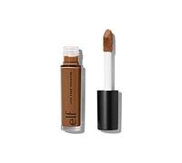 e.l.f. Corrector de camuflaje 16 horas, cobertura completa y altamente pigmentado, acabado mate, chocolate rico, 0.203 onzas líquidas (6 ml)