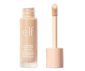 e.l.f. Cosmetics Halo Glow Liquid Filter, Iluminador Líquido Brillo Booster para una tez radiante, infundido con ácido hialurónico, justo