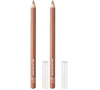 e.l.f. Cream Glide Lip Liner, forma y esculpe labios, altamente pigmentado, acabado semi-mate, vegano y libre de crueldad, Verdad o desnudo (Paquete de 2)