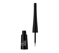 e.l.f. Expert Liquid Liner, a prueba de manchas, construible, de larga duración, mejora, define, negro azabache, cepillo de precisión, 4,2 ml