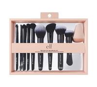 e.l.f. Juego de 10 brochas para maquillaje facial, ojos, cejas y más, hechas con cerdas sintéticas, veganas y libres de crueldad animal