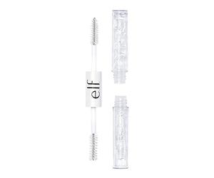 e.l.f. Máscara transparente para cejas y pestañas, brillante, ligera, fácil de usar, acondiciona el cabello, da a las cejas una sujeción suave y flexible, compacta, uso durante todo el día, 2,5 ml,