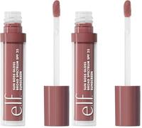 e.l.f. Sun Boss Gloss SPF 25 - Brillo de labios pigmentado para un acabado de alto brillo, fórmula hidratante y nutritiva, vegano y libre de crueldad animal, It's Your Mauve (Paquete de 2)