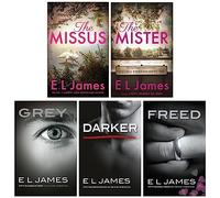 E L James 5 Books Collection Set (Grey, Darker, Freed, The Mister, The Missus)