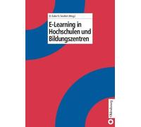 E-Learning in Hochschulen und Bildungszentren (Tapa dura) (Importación USA)