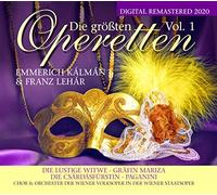 Kálmán, E. & Lehár, F. – Die größten Operetten Vol. 1 – CD – Importación USA