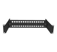E-link China Technology Co., Ltd. Soporte de Montaje en Rack Ajustable de 19" para convertidores de Medios industriales, conmutadores Ethernet y Otros Productos de DIN-Rail, Negro
