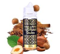 E-liquid SEPIA by Tobacco Shades 100ml - 65% VG / 35% PG - Sabor propio de tabaco Virginia con avellanas y canela - Para cigarrillos electrónicos Vaper Mod Rda Rdta Rta