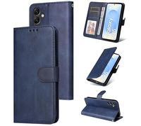 E-Lush Funda para Samsung Galaxy S25/S24 Piel Sintética, Cartera Funda para Samsung Galaxy S25 Carcasa Tarjeta Ranura Wallet Libro Flip Case Magnética Soporte Móvil Antigolpes Protección, Azul