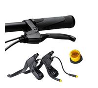 E-Mangue bicicleta eléctrica palanca de freno, 1 par de puños de manillar para e-bike 9.7cm de alambre y la interfaz a prueba de agua, Compatible para BAFANG BBS HD BBS01B BBS02B motor