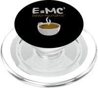 E=MC² Energía Leche Café Gracioso Ciencia Física Cafeína PopSockets PopGrip para MagSafe