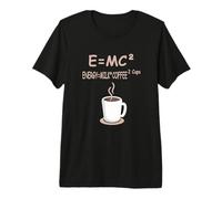 E=MC² Energy = café con Leche 2 Tazas - Café Ciencia Camiseta Premium