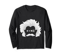 E=MC Square Famosa Fórmula de Física Científica de Einstein Manga Larga