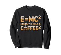 E=MC2 Física Diciendo Nerd Pun Energía a Través del Café Sudadera