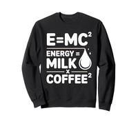 E=MC2 Física Diciendo Nerd Pun Energía a Través del Café Sudadera