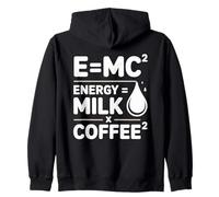 E=MC2 Física Diciendo Nerd Pun Energía a Través del Café Sudadera con Capucha