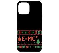 E=MC2 Physics Christmas - Patrón de árbol de Ciencia FEA Carcasa para iPhone 12 Pro MAX
