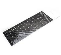 E-NUC Adhesivo Teclado Español (Letras de Botón, Impermeable, Resistente, para Portátiles, Ordenadores de Mesa, Fácil de Despegar y Pegar) - Negro