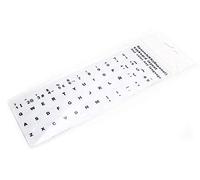 E-NUC Adhesivo Teclado Español (Letras de Botón, Impermeable, Resistente, para Portátiles, Ordenadores de Mesa, Fácil de Despegar y Pegar) - Blanco