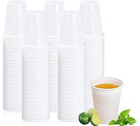 e!Orion Vasos de Polipropileno Reutilizables y Ecológicos - Vasos Blancos de Plástico para Bebidas - Ideal para Fiestas, Bodas, Cumpleaños y Navidad - 200 ml, Pack de 1500 Unidades